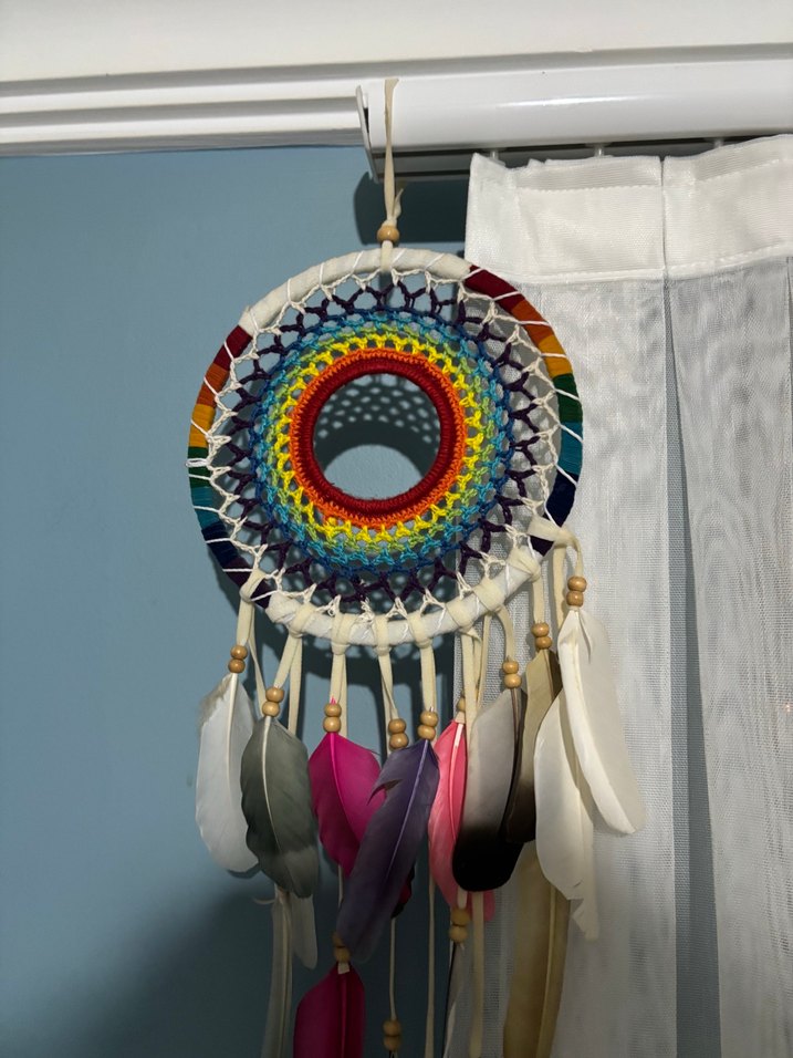 Renkli Tüy Detaylı Rüya Kapanı - Görsel 4