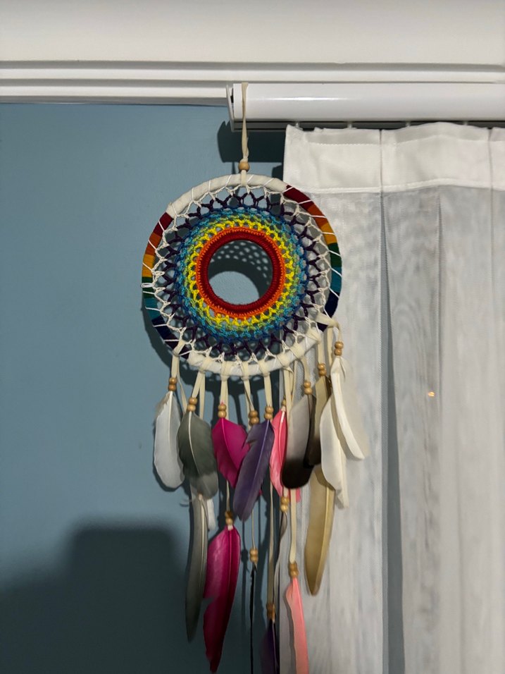 Renkli Tüy Detaylı Rüya Kapanı - Görsel 2