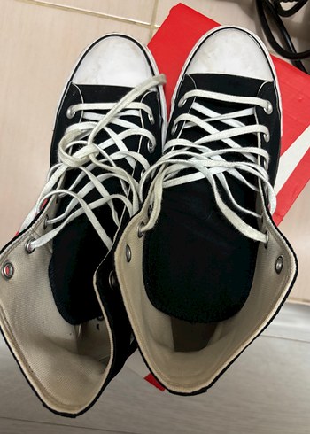 Kadın Siyah Converse Yüksek Tabanlı Spor Ayakkabı - Görsel 5