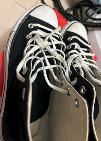 Kadın Siyah Converse Yüksek Tabanlı Spor Ayakkabı - Görsel 3