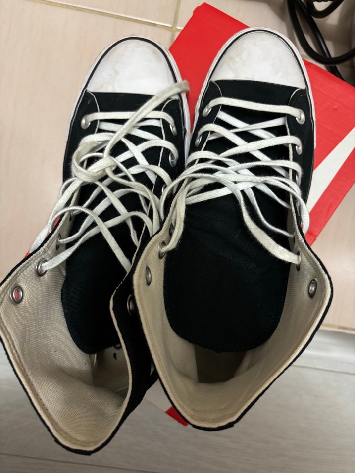 Kadın Siyah Converse Yüksek Tabanlı Spor Ayakkabı - Görsel 5