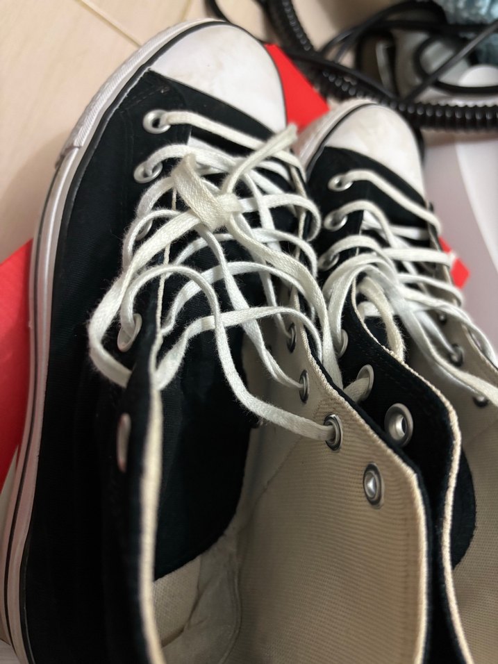 Kadın Siyah Converse Yüksek Tabanlı Spor Ayakkabı - Görsel 3