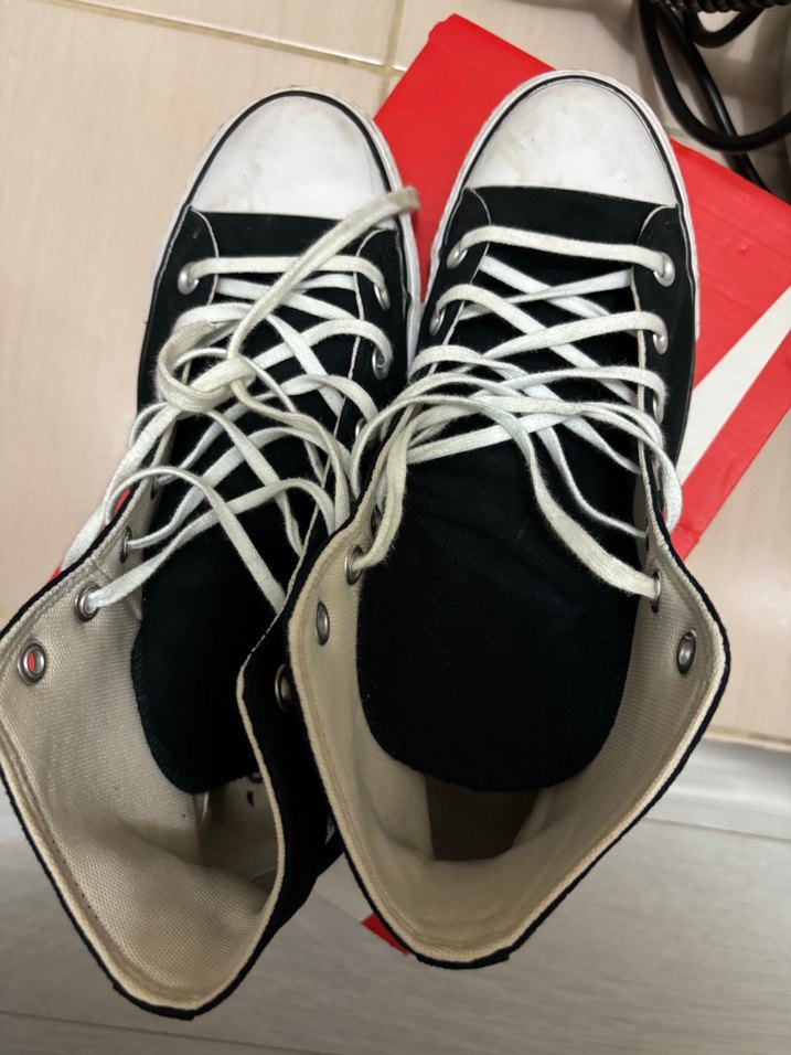 Kadın Siyah Converse Yüksek Tabanlı Spor Ayakkabı - Görsel 4