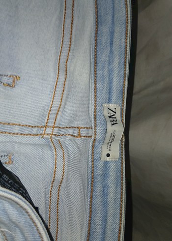 Kadın Mavi Şort - Görsel 3