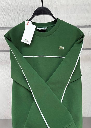 Lacoste Yeşil Erkek Regular Fit Sweatshirt