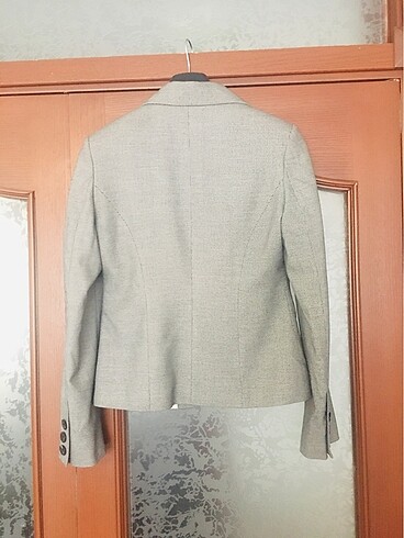 40 Beden Sitare marka gri kısa ceket