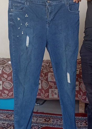 Diğer Mavi Regular Fit Midi Kadın Kot Pantolon