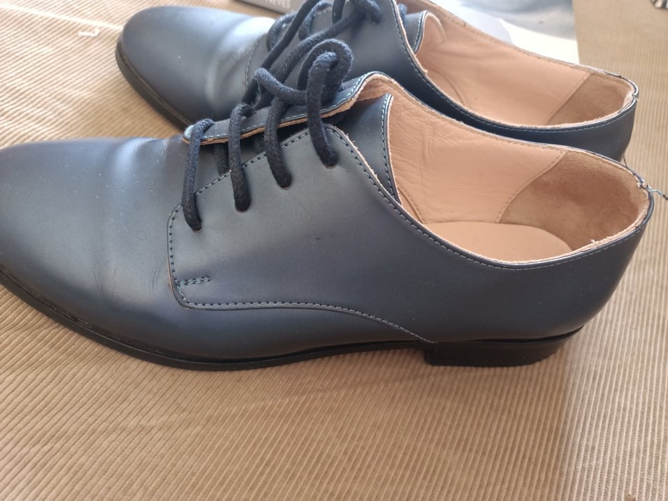 Gri Deri Erkek Özel Gün Ayakkabısı - Görsel 2