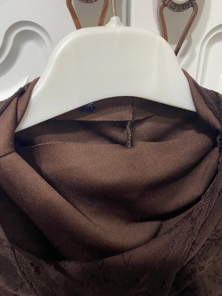 Kahverengi elbise M beden - Görsel 4