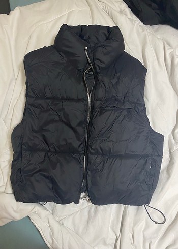 Kadın Siyah Puffer Yelek - Görsel 5