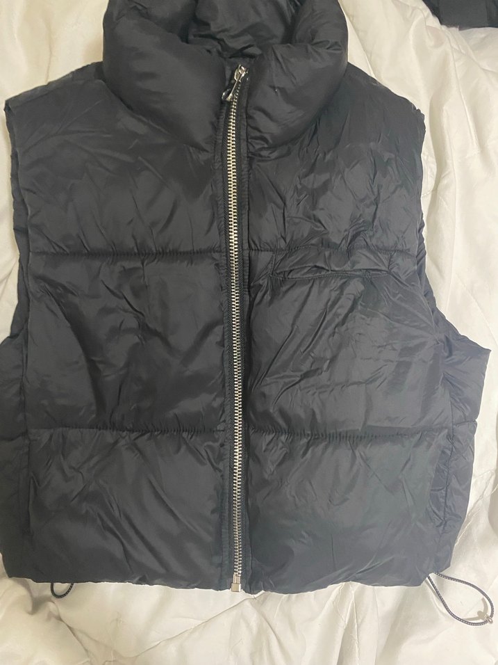 Kadın Siyah Puffer Yelek - Görsel 4