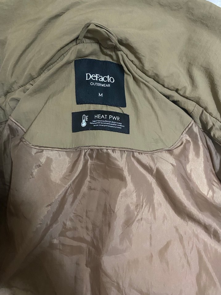 Kahverengi Fermuarlı Kadın Kışlık Mont - Görsel 5