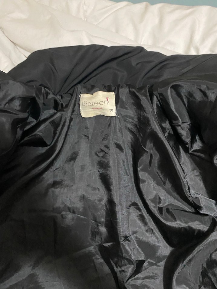 Siyah Fermuarlı Kadın Kışlık Mont - Görsel 5