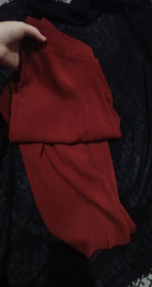 Bordo Salaş Midi Hamile Kabanı Püsküllü - Görsel 4