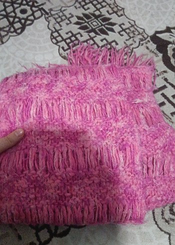 Pembe  atkı - Görsel 2