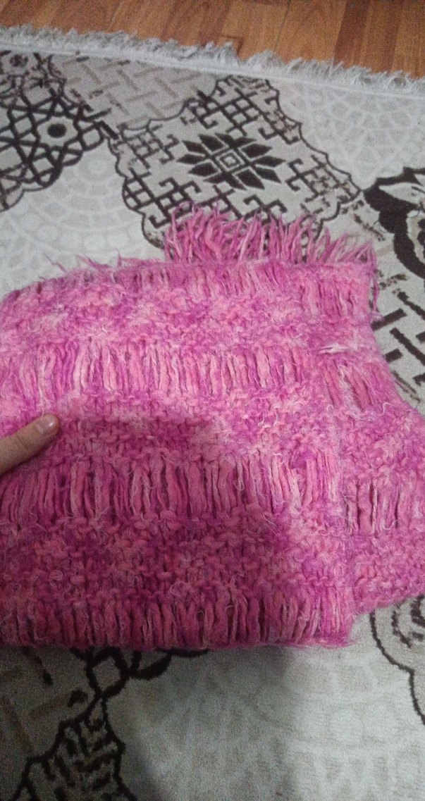 Pembe  atkı - Görsel 2