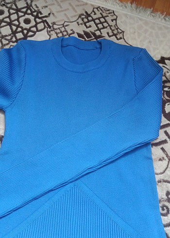 Mavi Kadın Triko Bisiklet Yaka Kazak - Görsel 2