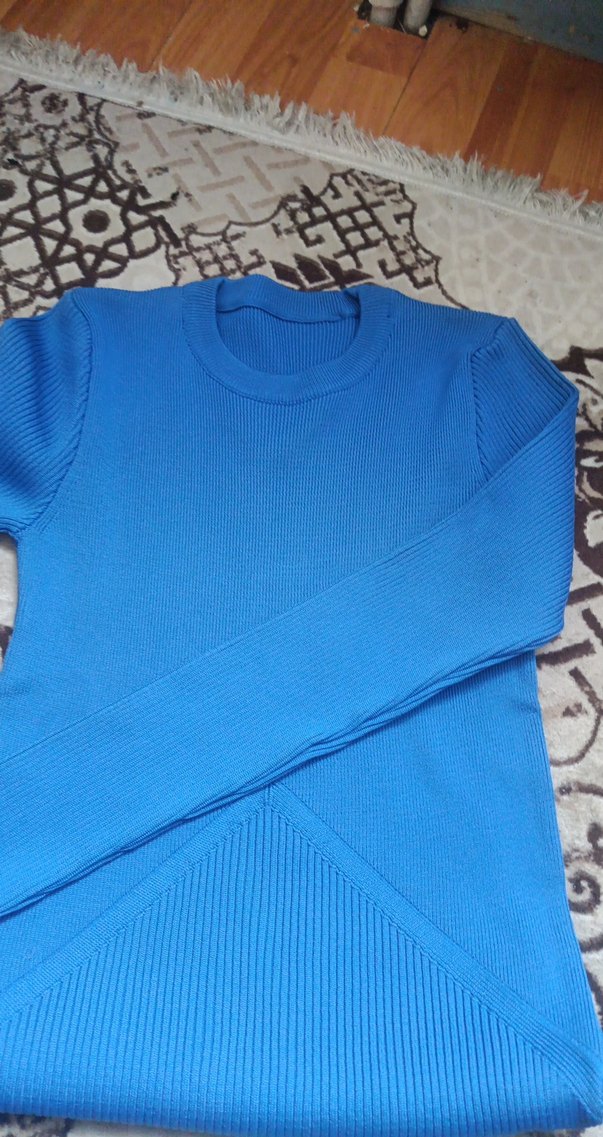 Mavi Kadın Triko Bisiklet Yaka Kazak - Görsel 2