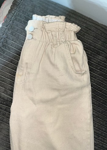 m Beden Bej Midi kot Kadın Pantolon