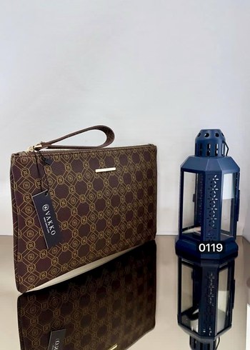 Camel Deri Minimalist Kadın Çanta - Görsel 16