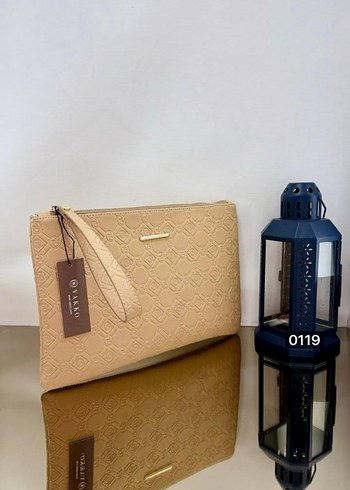 Camel Deri Minimalist Kadın Çanta - Görsel 9