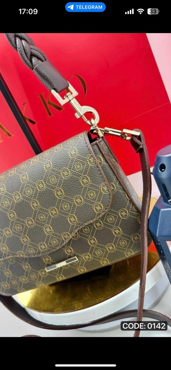 Kahverengi Deri Kadın Çanta - Görsel 2