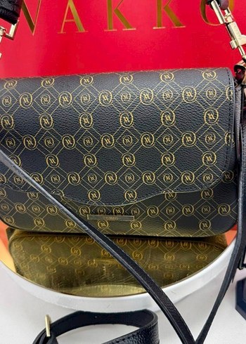 Klasik Siyah Deri Kadın Çanta - Görsel 2