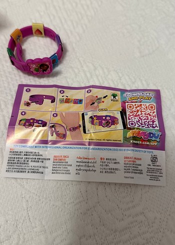 Kinder Joy Renkli oyuncakları
