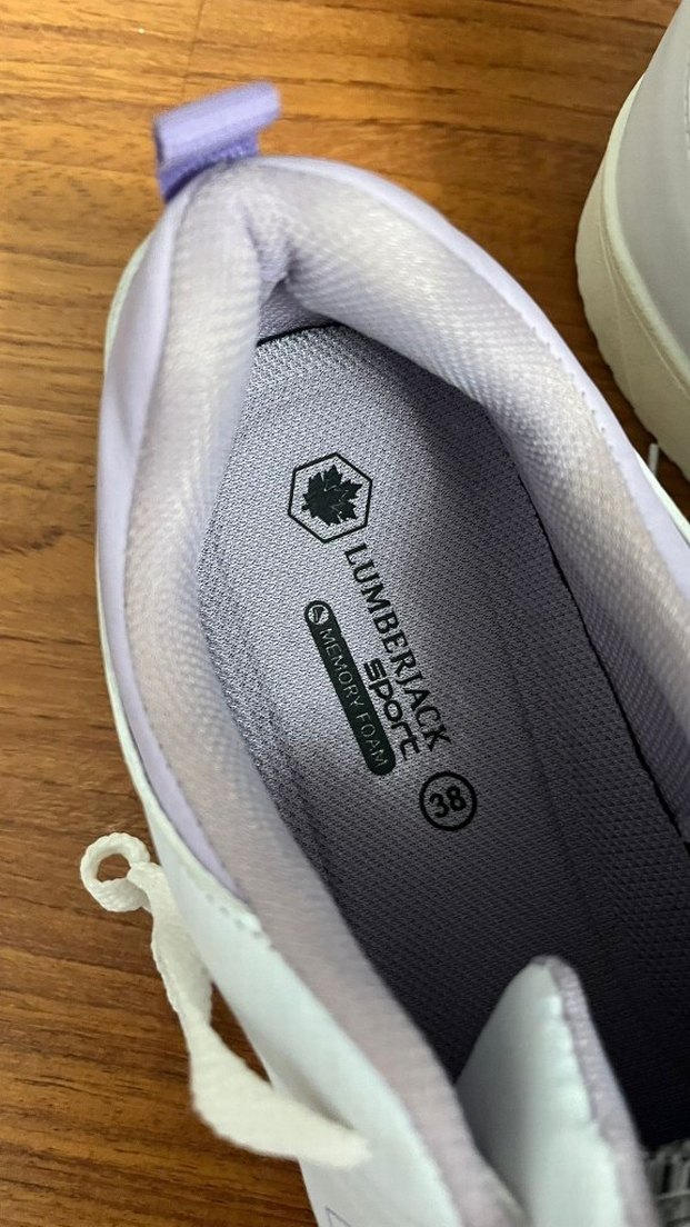 Beyaz Bağcıklı  Spor Ayakkabı 38 numara - Görsel 3