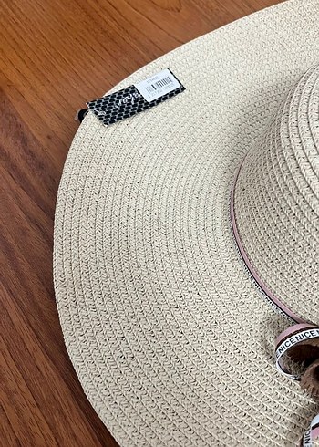 Bej Fırfırlı Bohem Kadın Şapka - Görsel 2