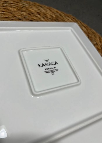 Karaca KARACA 6lı pasta servis takımı ve 1 büyük sunum tabağı