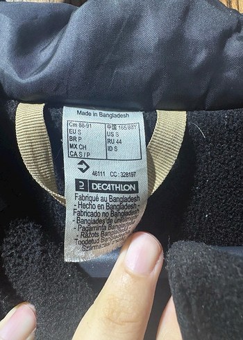 Erkek Siyah Kapüşonlu Kayak Montu - Görsel 7