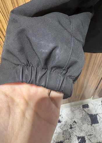 Erkek Siyah Kapüşonlu Kayak Montu - Görsel 5