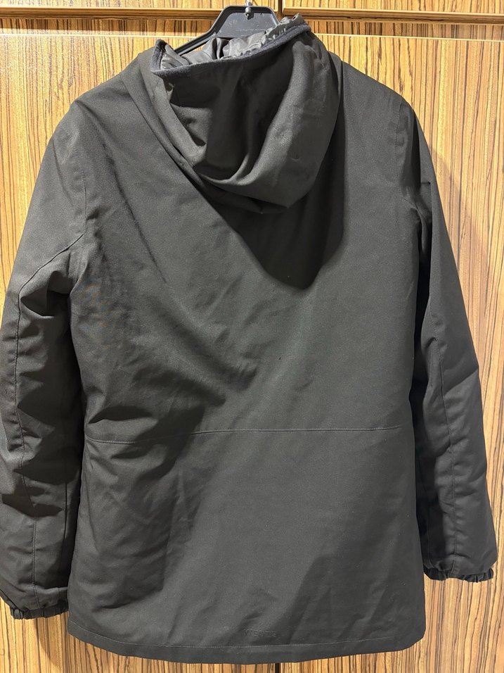 Erkek Siyah Kapüşonlu Kayak Montu - Görsel 4