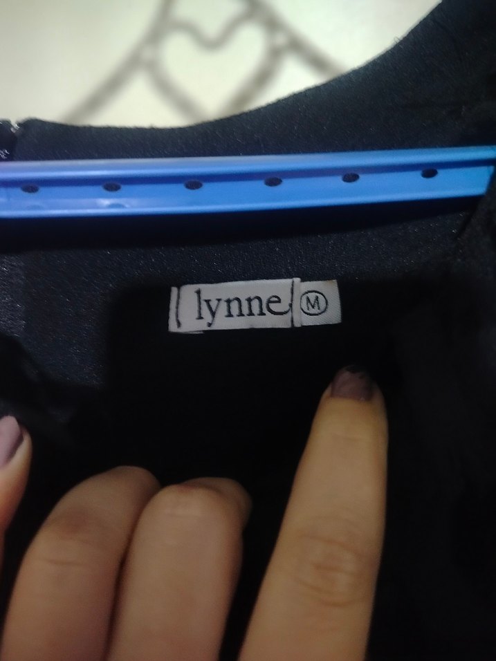 püsküllü siyah mini-midi elbise - Görsel 2