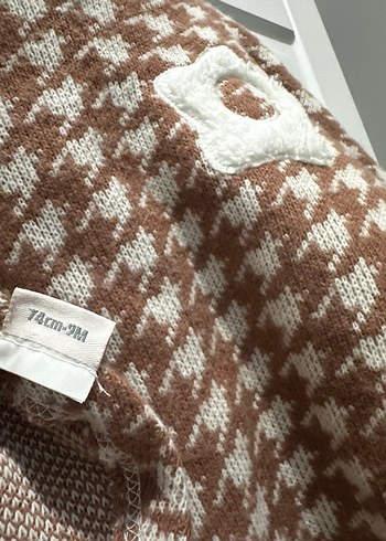 Kız Bebek Kapüşonlu Panço - Görsel 4