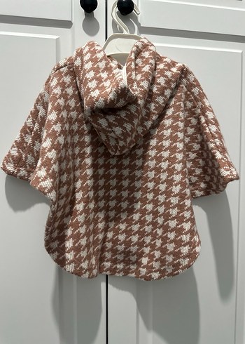 Kız Bebek Kapüşonlu Panço - Görsel 3