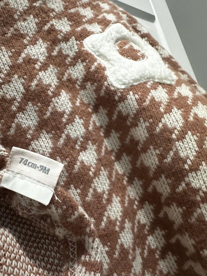 Kız Bebek Kapüşonlu Panço - Görsel 4