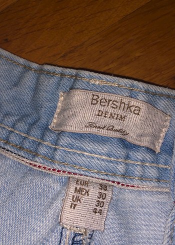 Erkek Mavi Denim Mini Şort - Görsel 2