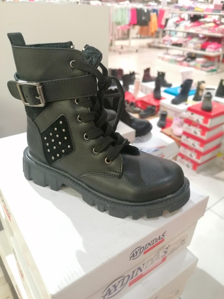 Kız Çocuk Pembe Rock Punk Sneakers - Görsel 3