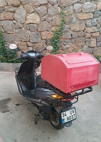 Gri scooter Stili Motosiklet - Görsel 6