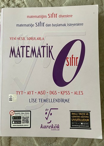 Matematik Sıfır karekök