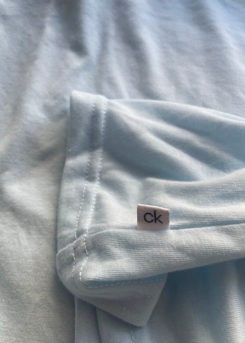 Calvin Klein Beyaz Erkek Kısa Kollu Tişört