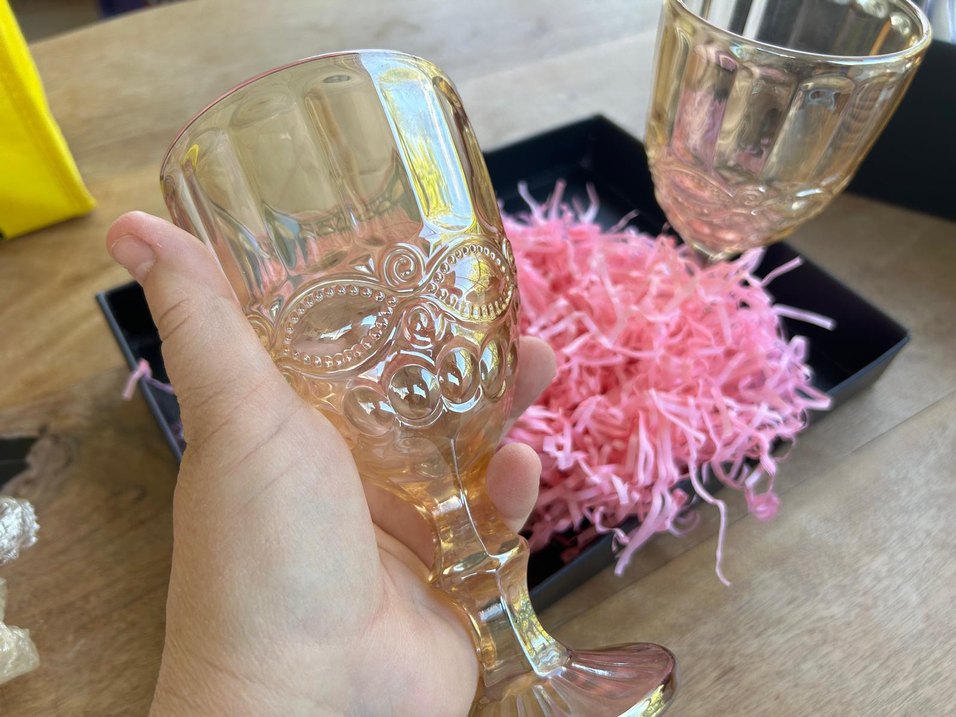 Vintage bardak 2 li set - Görsel 2