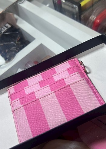 Pembe Kareli Tokalı Kadın Cüzdanı - Görsel 2