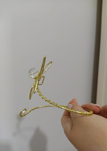 Diğer Altın Renkli Boncuklu Çiçek Armcuff