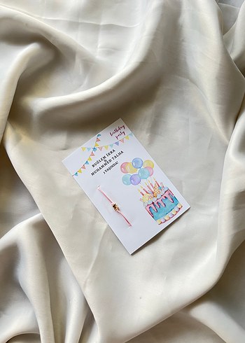  Beden Pastel Renkli Minimalist Baskılı Bileklik