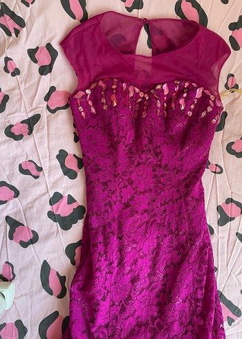 Penbe Dantelli Uzun Kadın Abiye - Görsel 3