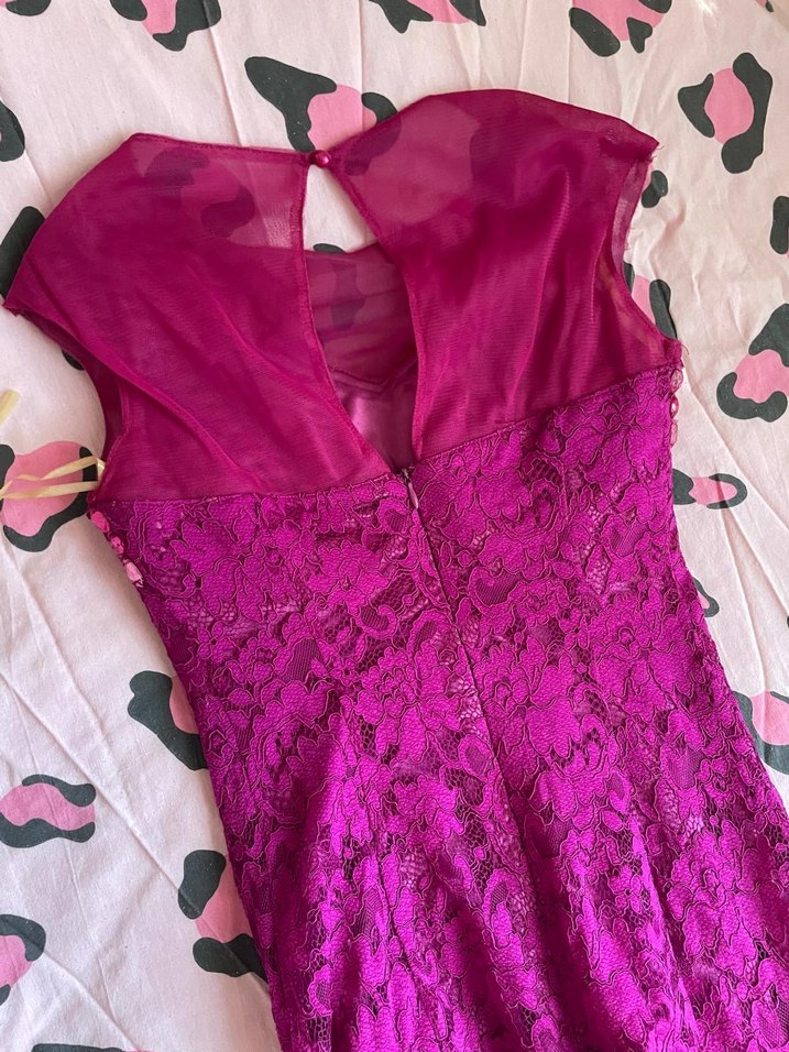 Penbe Dantelli Uzun Kadın Abiye - Görsel 5