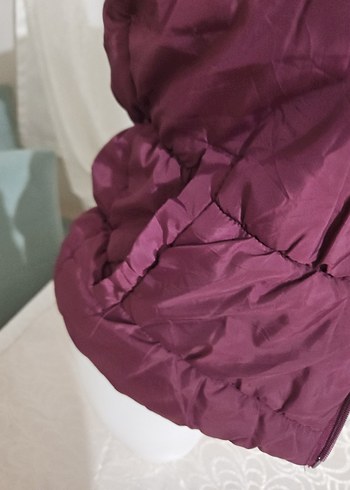 Bordo Fermuarlı çocuk Yelek - Görsel 3